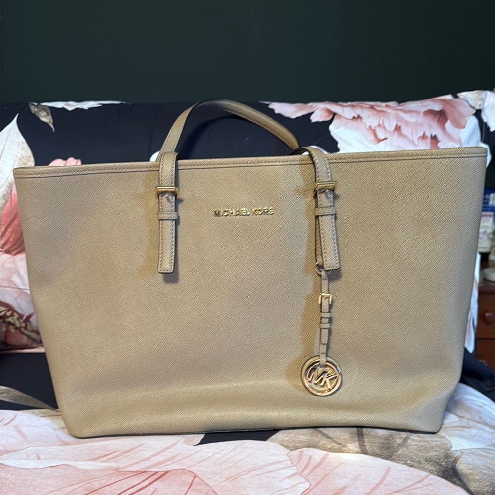 Michael Kors Tan Tote Bag